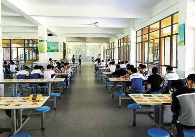 寧?？h知恩中學首家“5H示范食堂”全新面世